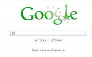 Google Doodle for Pakistan's Independence Day